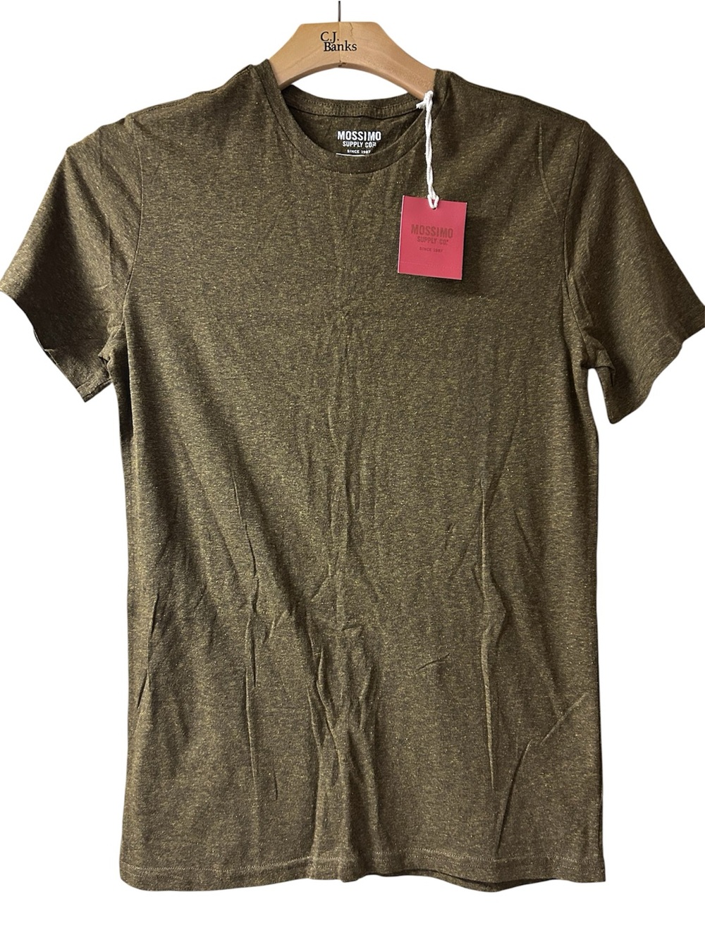 Mossimo Supply Co. Short-Sleeve Crewneck Tee in Brown Heather